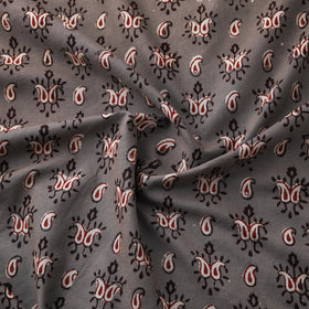 Hand Block Print Natural Dyed Cotton Nandana Fabric 11
