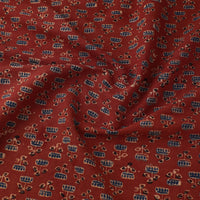 Red - Pure Cotton Ajrakh Print Fabric 29