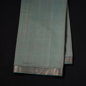 Handloom Mangalagiri Cotton Fabric with Nizam Zari Border 22