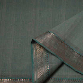 Handloom Mangalagiri Cotton Fabric with Nizam Zari Border 22