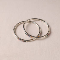 Handcrafted Paka Meenakari Bangle (Set of 2)