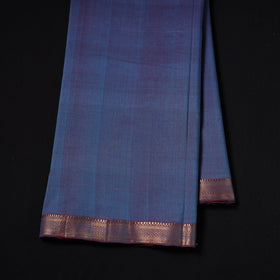 Handloom Mangalagiri Cotton Fabric with Nizam Zari Border 24