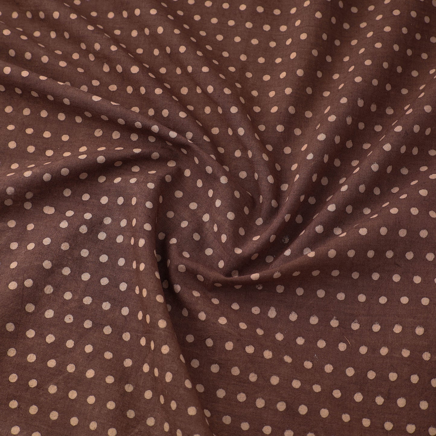 Brown - Pure Cotton Ajrakh Print Fabric 32