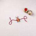 Cockroach - Reusable Mandala Art Handpainted Wooden Rakhi 01