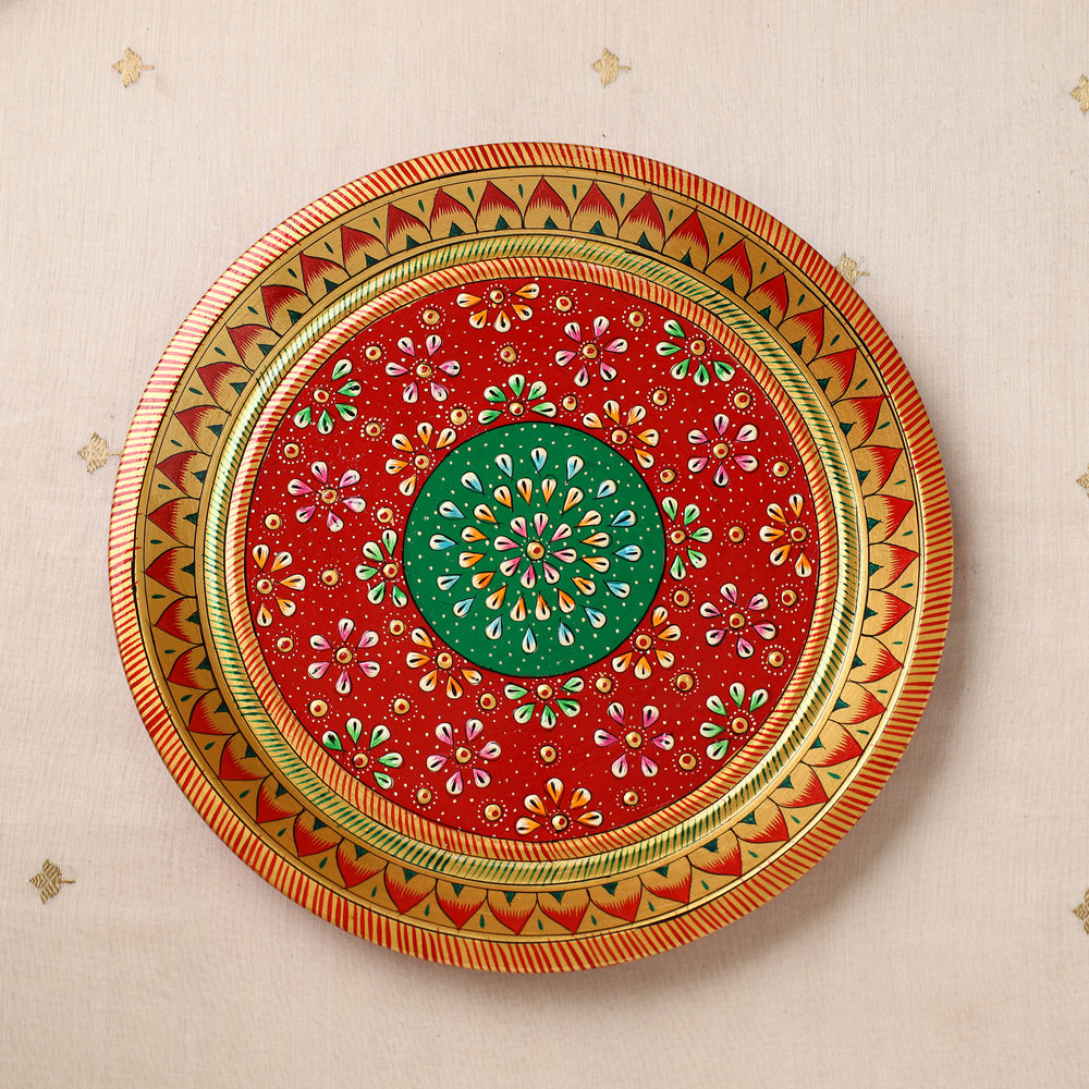 Handpainted Stainless Steel Pooja Thali, Kalash & Bowl 66