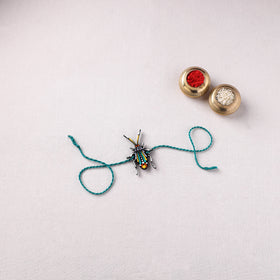 Cockroach - Reusable Mandala Art Handpainted Wooden Rakhi 02