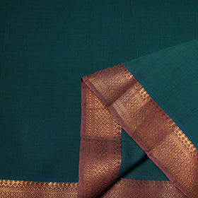 Handloom Mangalagiri Cotton Fabric with Nizam Zari Border 25
