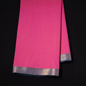 Handloom Mangalagiri Cotton Fabric with Nizam Zari Border 27