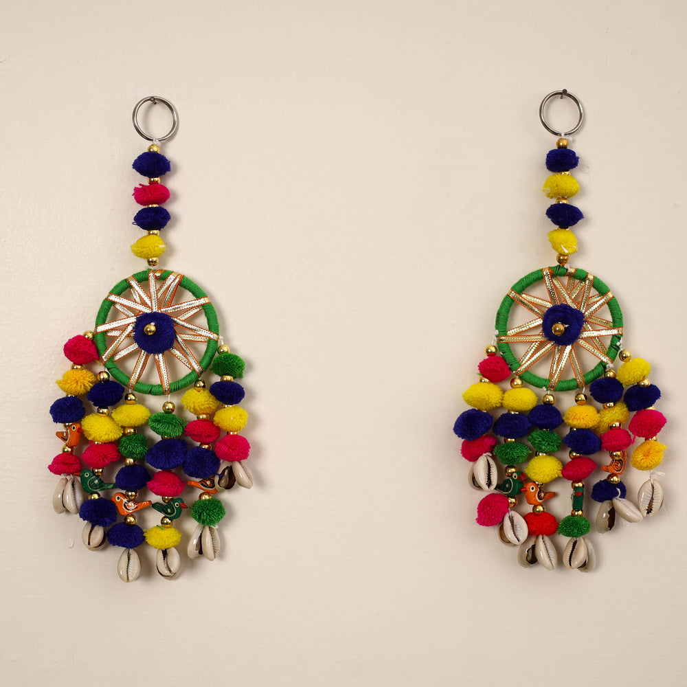 Handmade Gota & Bead Work Wall Hanging (set of 2) 29