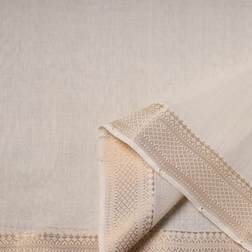 Handloom Mangalagiri Cotton Fabric with Nizam Zari Border 28