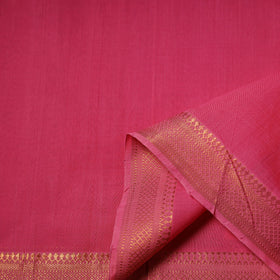 Handloom Mangalagiri Cotton Fabric with Nizam Zari Border 29