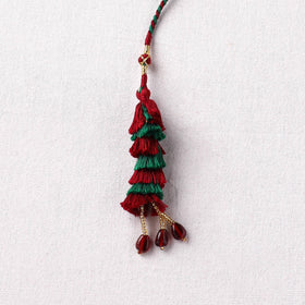 Handmade Thread Work Lumba Rakhi with Potli 01