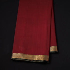 Handloom Mangalagiri Cotton Fabric with Nizam Zari Border 30