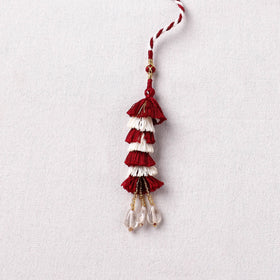 Handmade Thread Work Lumba Rakhi with Potli 02