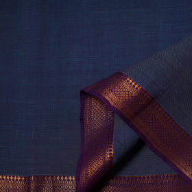 Handloom Mangalagiri Cotton Fabric with Nizam Zari Border 31