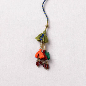 Handmade Thread Work Lumba Rakhi with Potli 04