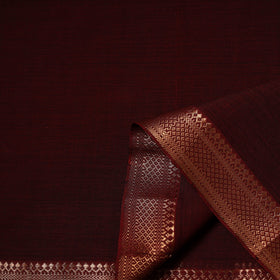 Handloom Mangalagiri Cotton Fabric with Nizam Zari Border 32