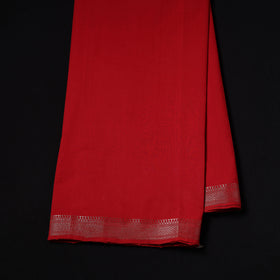 Handloom Mangalagiri Cotton Fabric with Nizam Zari Border 33