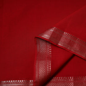 Handloom Mangalagiri Cotton Fabric with Nizam Zari Border 33