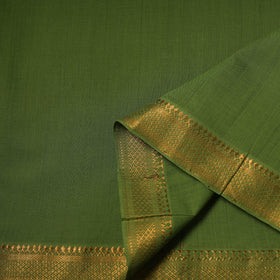 Handloom Mangalagiri Cotton Fabric with Nizam Zari Border 34