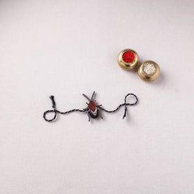Cockroach - Reusable Handmade Threadwork Fabart Rakhi 01