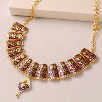 meenakari necklace