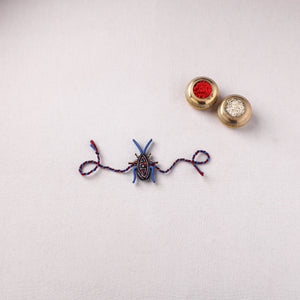 Cockroach - Reusable Handmade Threadwork Fabart Rakhi 02