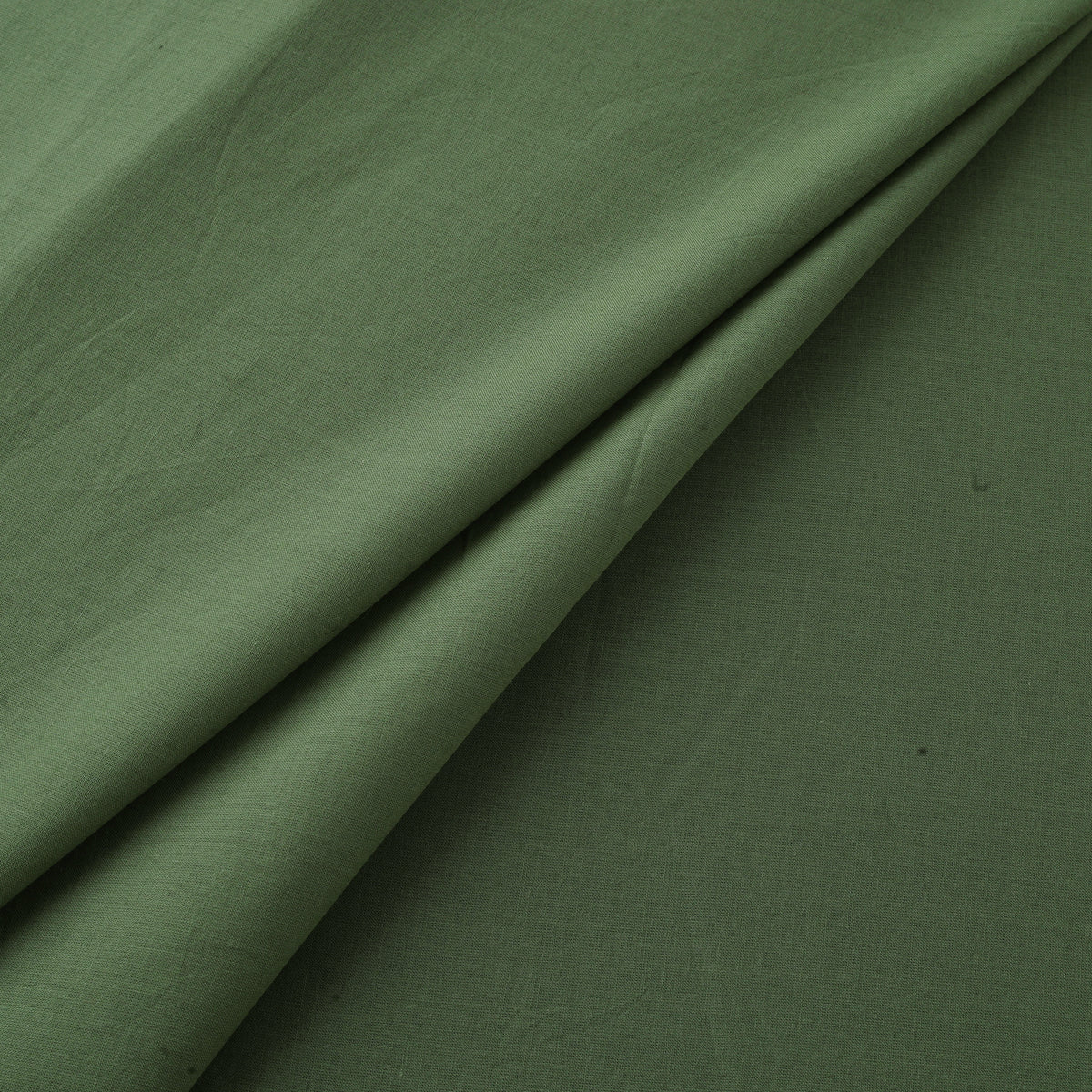 Green - Prewashed Cotton Plain Fabric 15