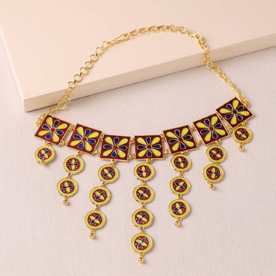 meenakari necklace