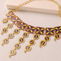 meenakari necklace