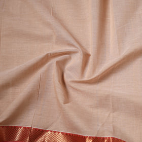 Handloom Mangalagiri Cotton Fabric with Nizam Zari Border 37