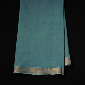 Handloom Mangalagiri Cotton Fabric with Nizam Zari Border 38