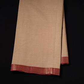 Handloom Mangalagiri Cotton Fabric with Nizam Zari Border 39