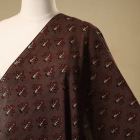 Natural Dyed Hand Block Cotton Ajrakh Print Fabric 05