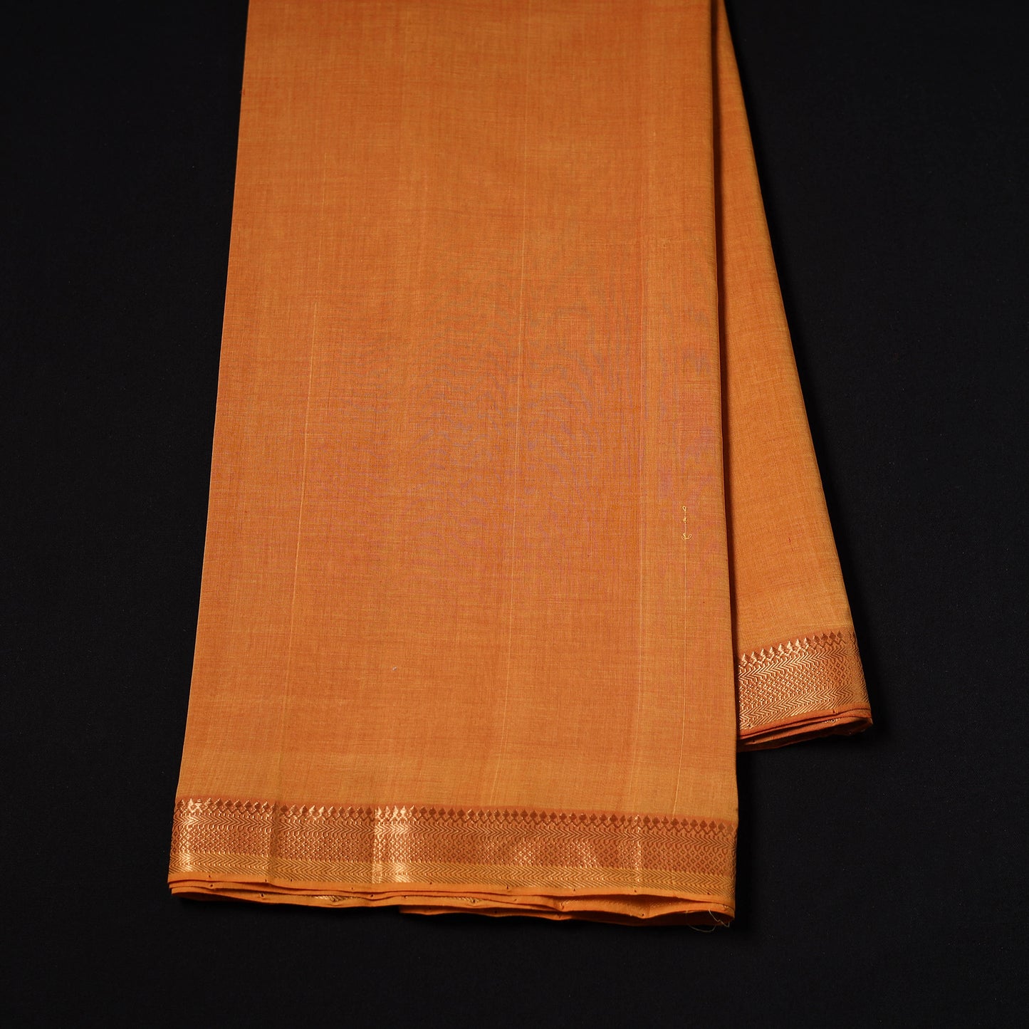 Handloom Mangalagiri Cotton Fabric with Nizam Zari Border 41