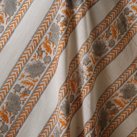 White - sanganeri cotton fabric 15 - handcrafted