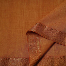 Handloom Mangalagiri Cotton Fabric with Nizam Zari Border 45