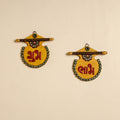  Handpainted Wooden Shubh Labh Hangings (Set of 2) 