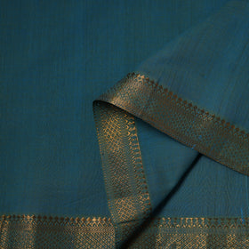 Handloom Mangalagiri Cotton Fabric with Nizam Zari Border 46
