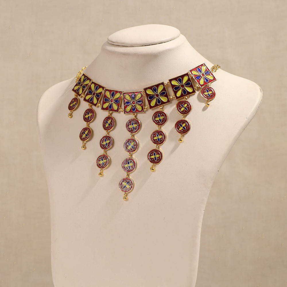 meenakari necklace