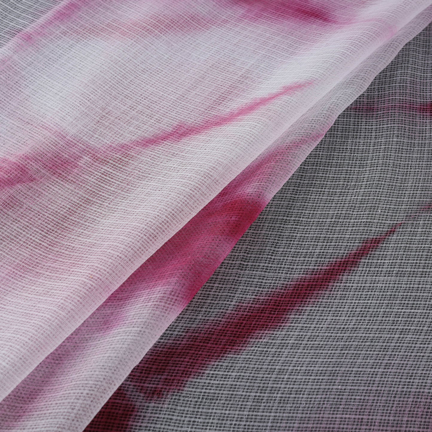 Shibori Tie-Dye Kota Doria Cotton Fabric 13