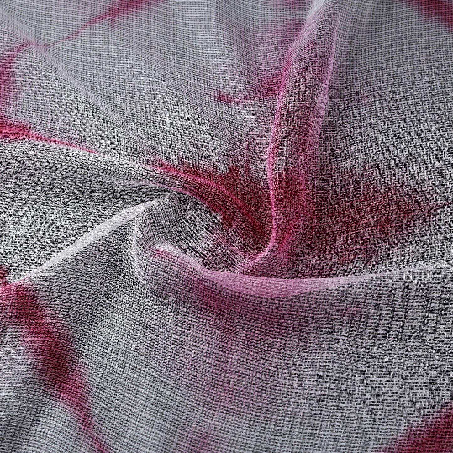Shibori Tie-Dye Kota Doria Cotton Fabric 13
