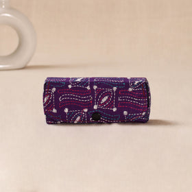Handcrafted Bengal Kantha Work Spectacle Case 04