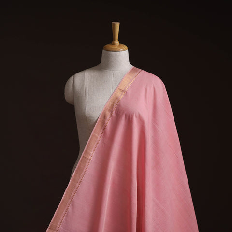 Handloom Mangalagiri Cotton Fabric with Nizam Zari Border 40