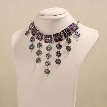 Handcrafted Paka Meenakari Necklace