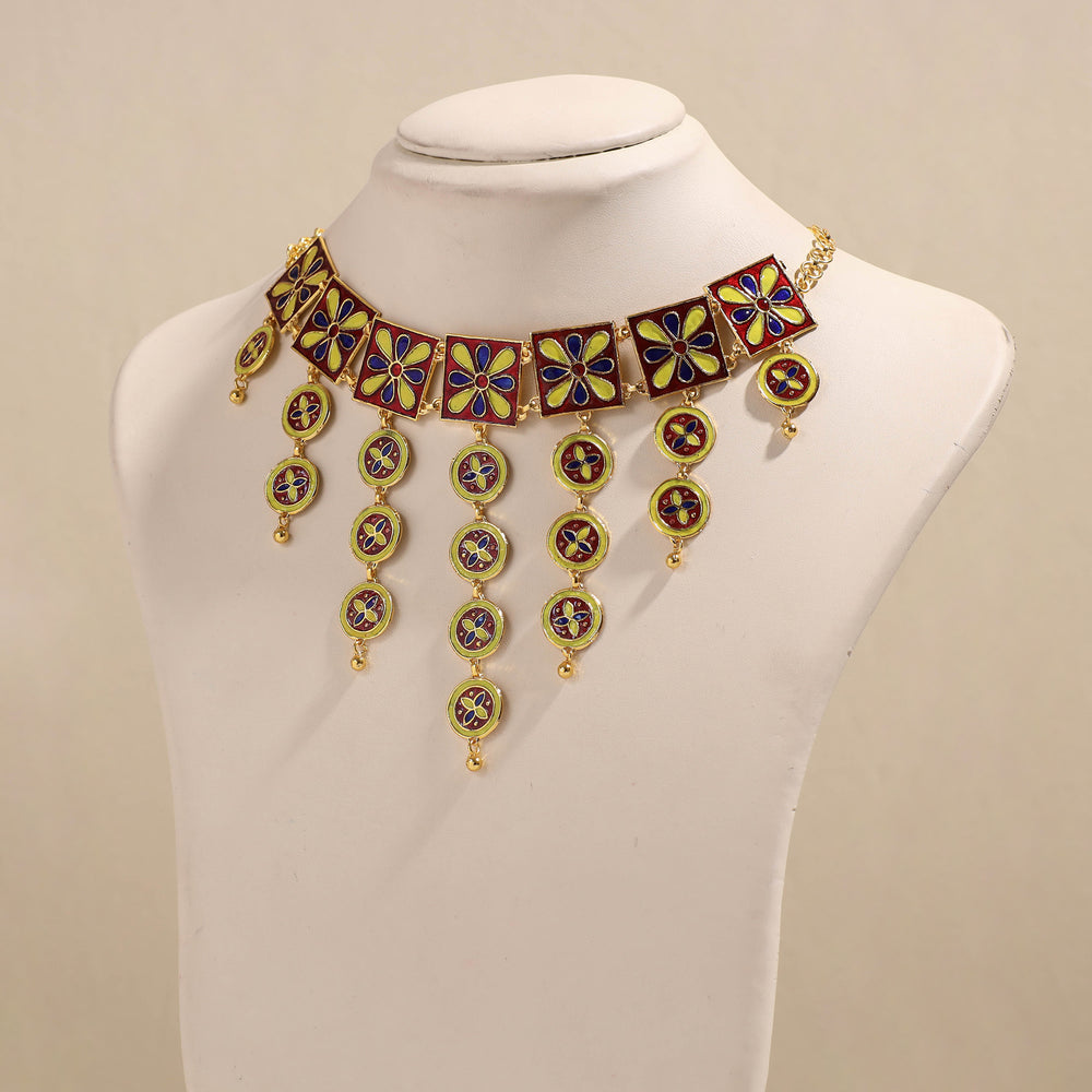 meenakari necklace