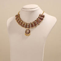 paka meenakari necklace