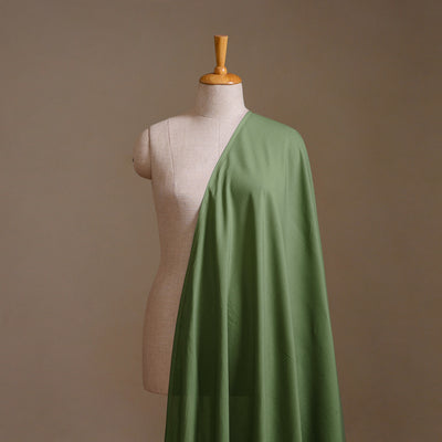 Green - Prewashed Cotton Plain Fabric 15