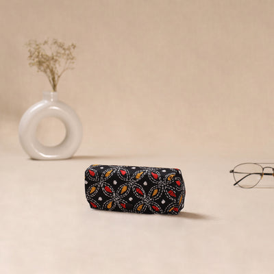 Handcrafted Bengal Kantha Work Spectacle Case 09