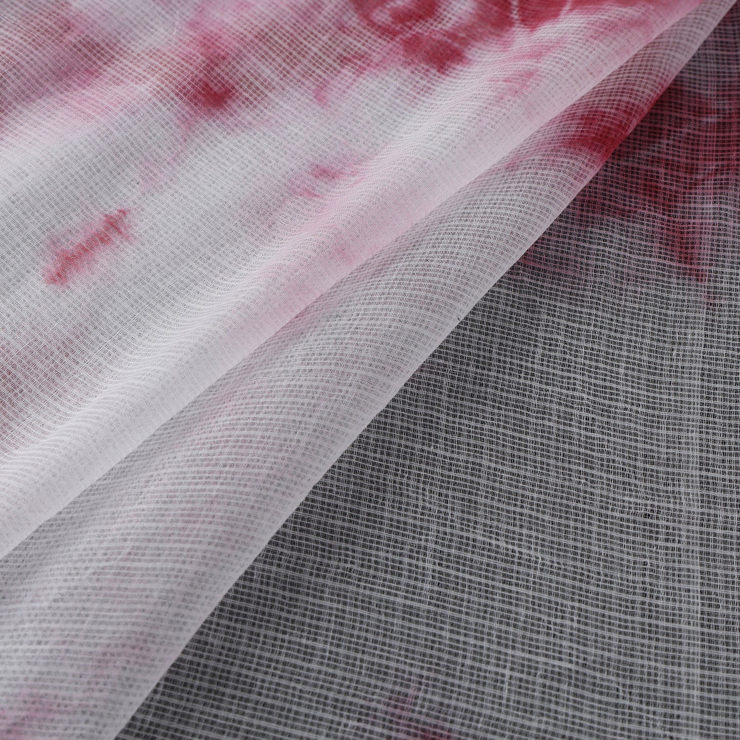 Shibori Tie-Dye Kota Doria Cotton Fabric 04